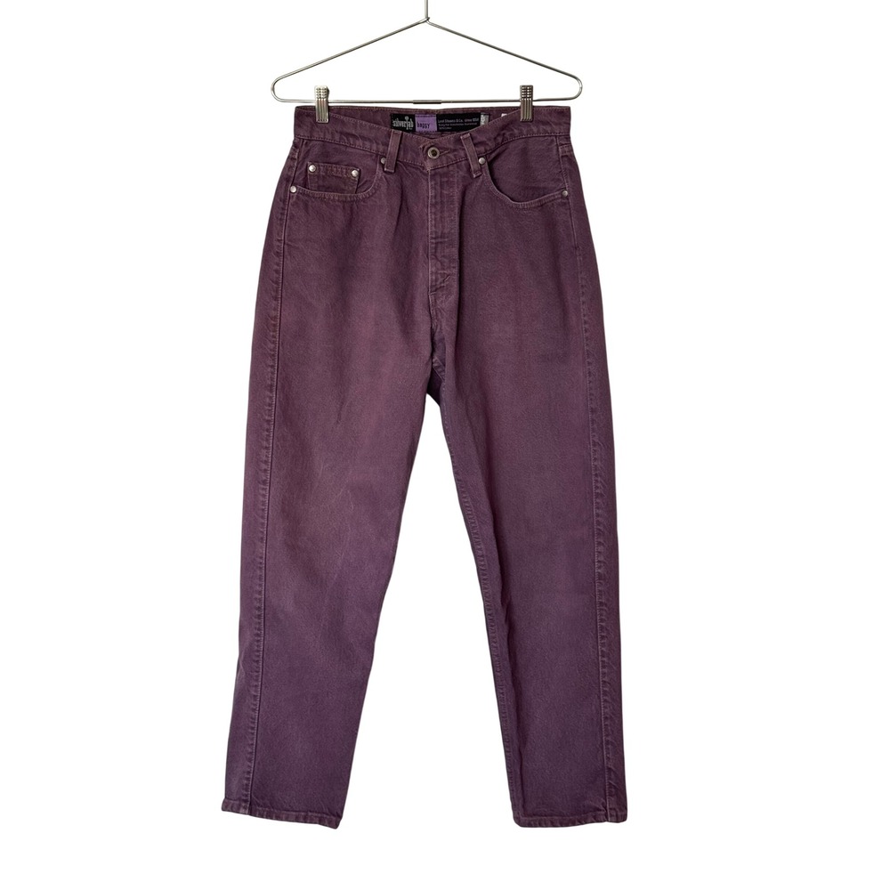 Levi's SilverTab Baggy Jeans Men 31x30(29x30 fit) Purple Vintage 90s Made in USA
